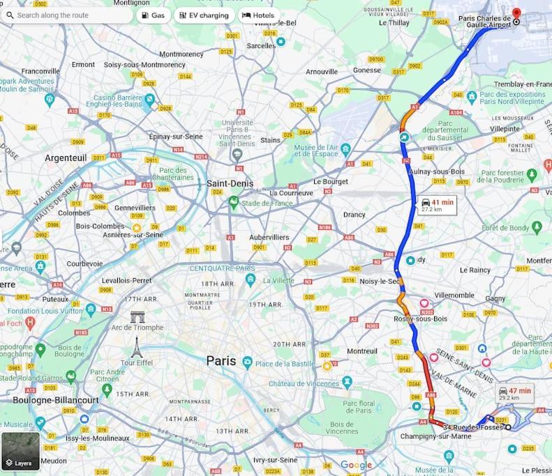 Charme & Confort T2 Lumineux Entre Paris And Disney Villiers-sur-Marne Eksteriør bilde
